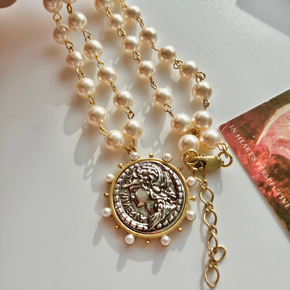 Retro Cross Pendant Necklace and Earrings - Image 6