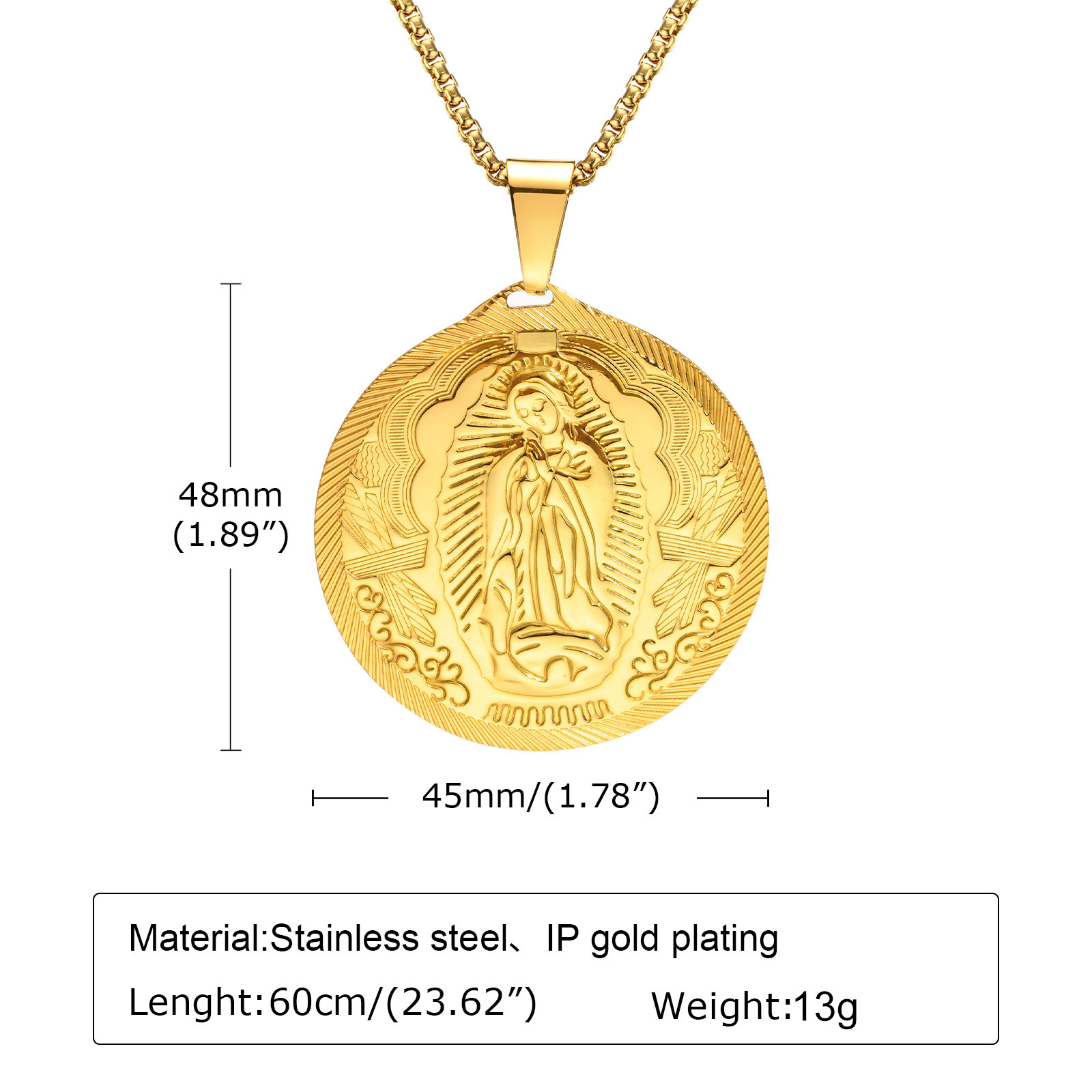 Our Lady Of Guadalupe Pendant - Image 4
