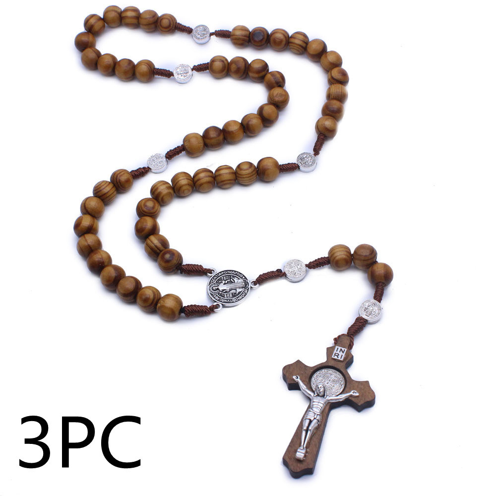 Catholic rosary necklace handmade - Image 3