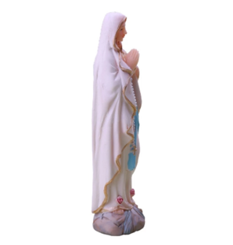 Our Lady of Lourdes – Blessed Virgin Mary Resin Statue - Image 3