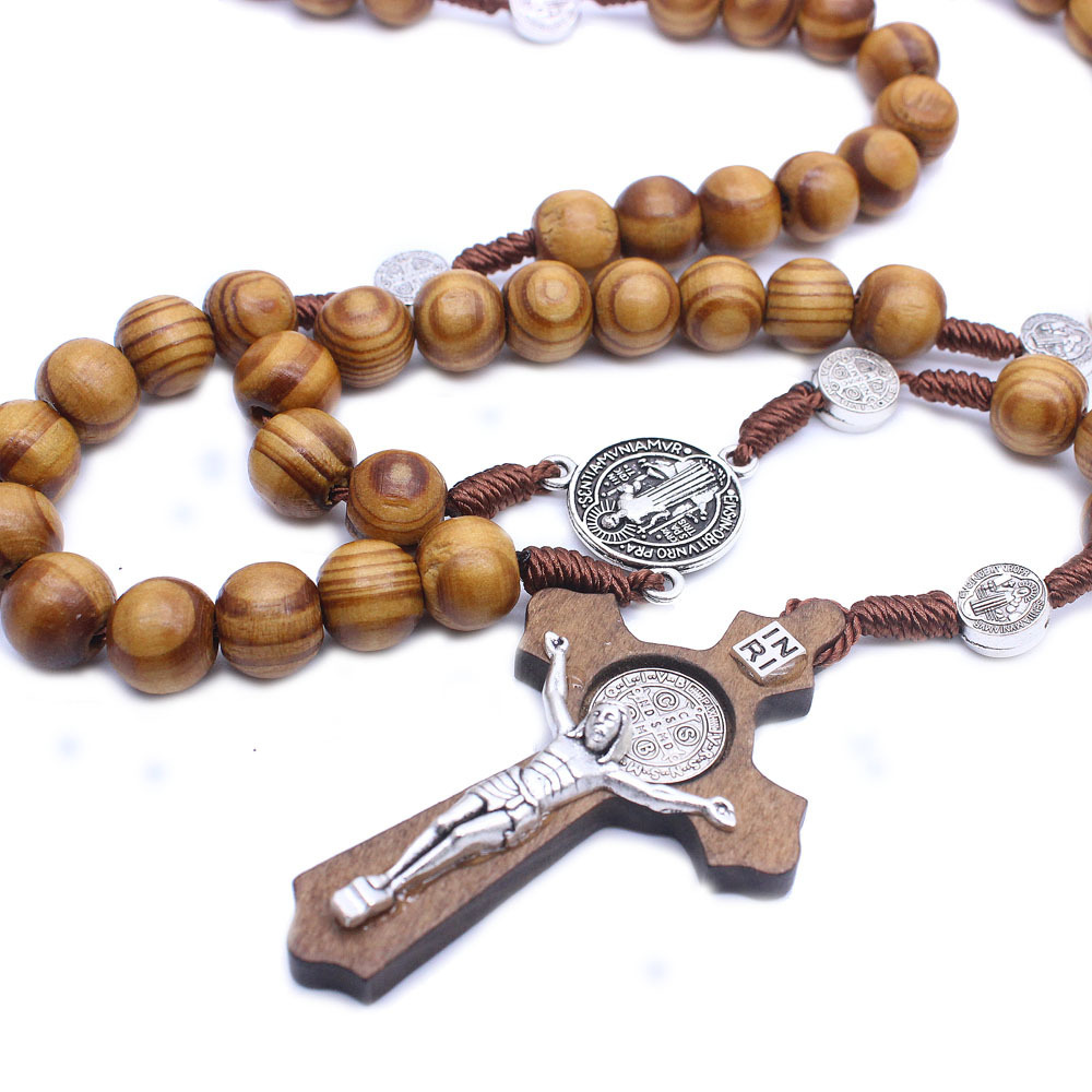 Catholic rosary necklace handmade - Image 7