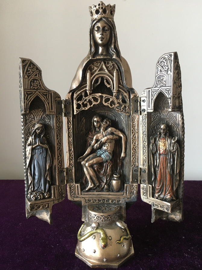 Italian Style Virgin Mary and Jesus'