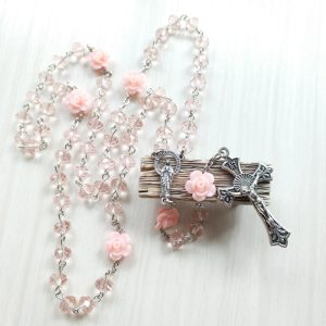 Virgin Mary and Christ Jesus Cross  Rosary