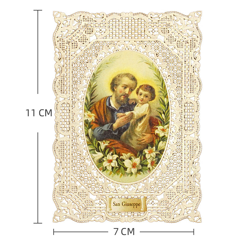 Saint Joseph Paper Lace Bookmarks - Image 2