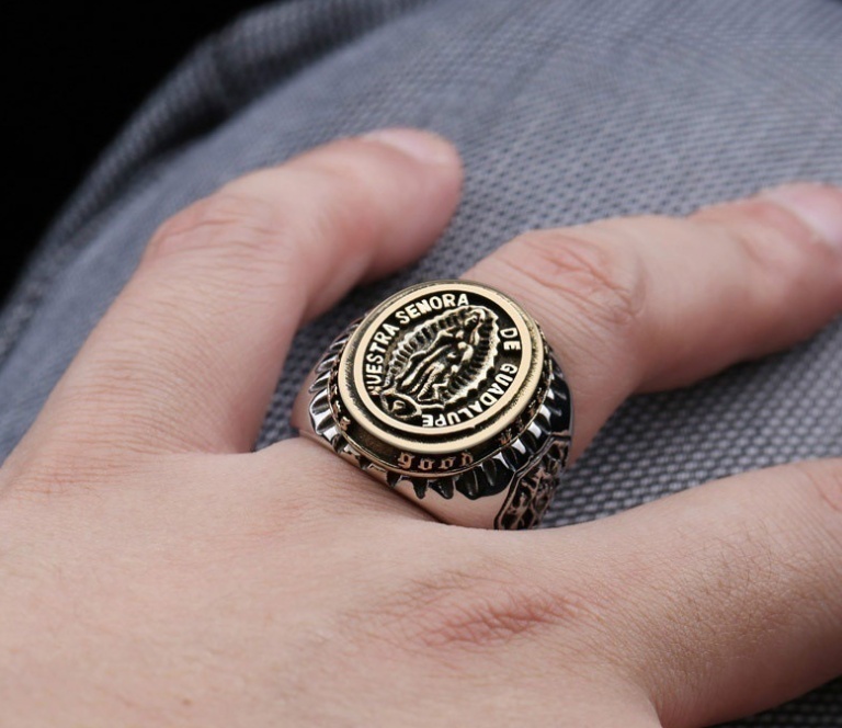 Our Lady Of Guadalupe Ring | Men - Image 4