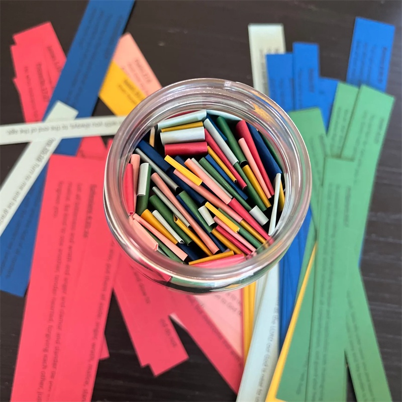 Handmade Bible Verses in a a Jar 67 Color-coded Bible Verses - Image 7