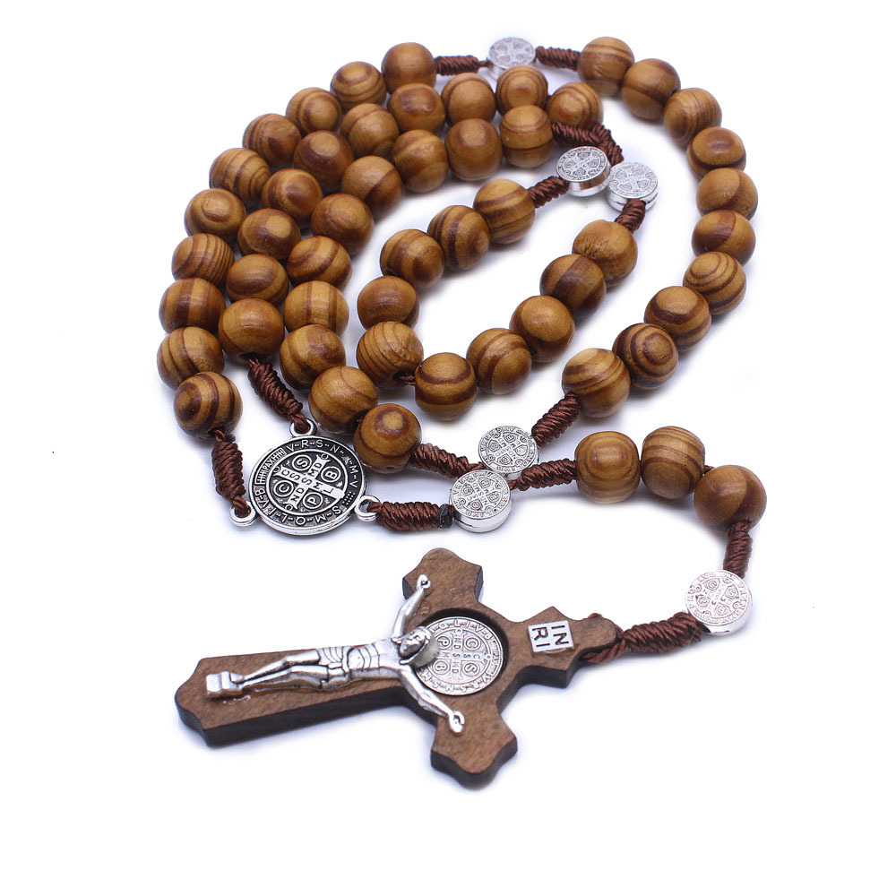 Catholic rosary necklace handmade - Image 5