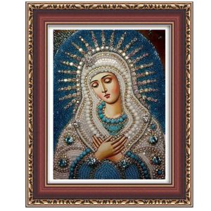 Blessed Virgin Mary – DYI Jeweled Diamond Painting Kit