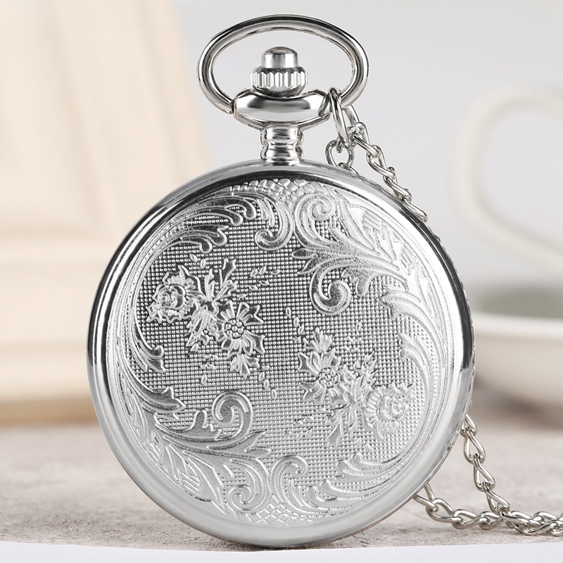 Madonna and Child – Vintage Quartz Pocket Watch Necklace - Image 4