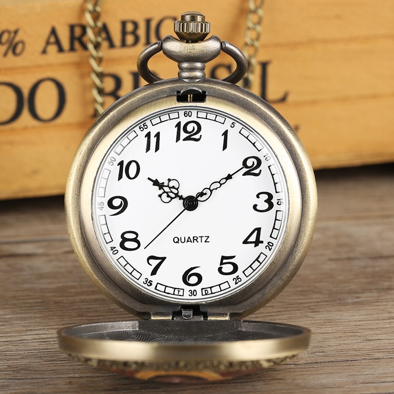 Madonna and Child – Vintage Quartz Pocket Watch Necklace - Image 6
