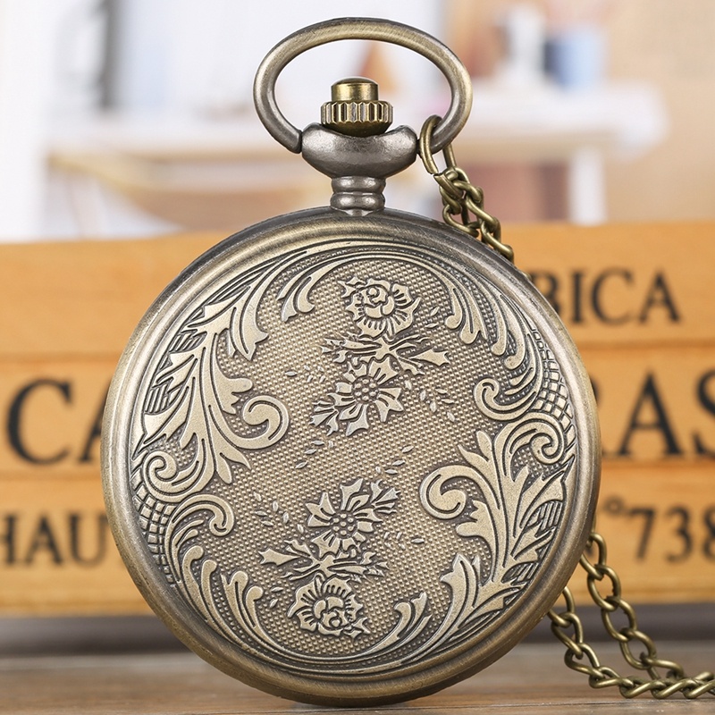 Madonna and Child – Vintage Quartz Pocket Watch Necklace - Image 2