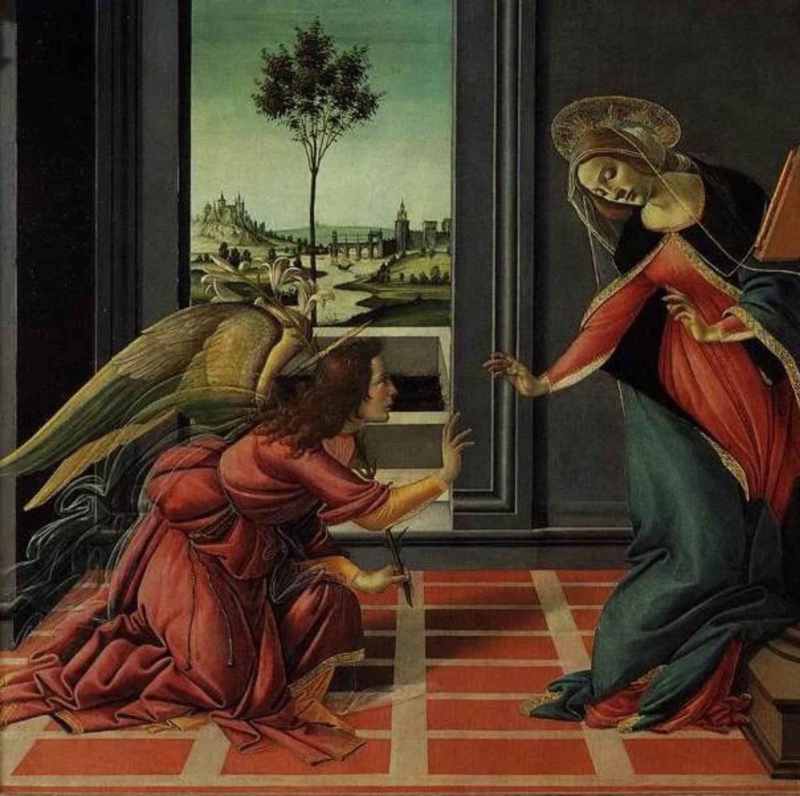 Botticelli's Cestello Annunciation.