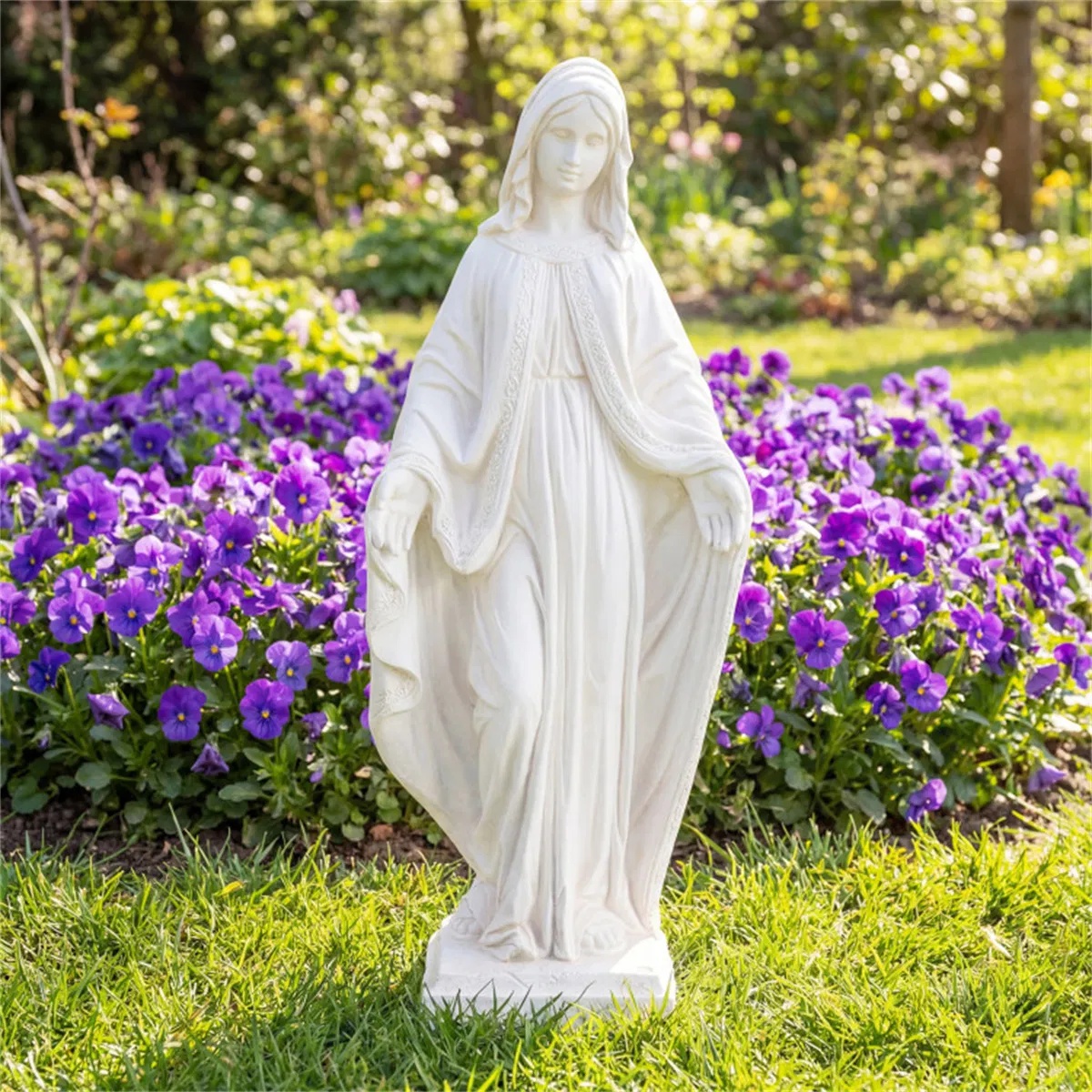 31.5" Virgin Mary Garden Statue
