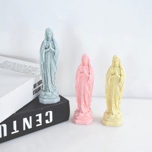 Silicone Virgin Mary Candle or soap  Mould/Mold