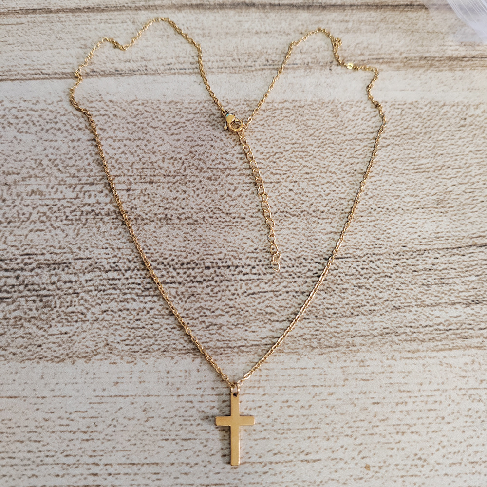 Stainless Steel Cross Pendant - Image 4