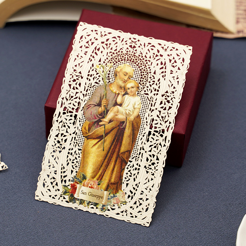 Saint Joseph Paper Lace Bookmarks - Image 5