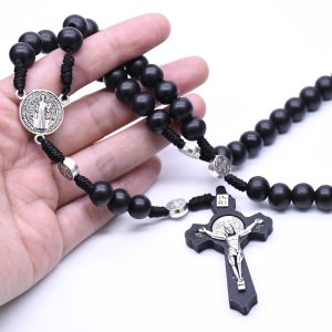 Rosary with  Black Beads