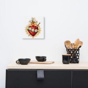 Immaculate Heart Of Mary | Square Canvas
