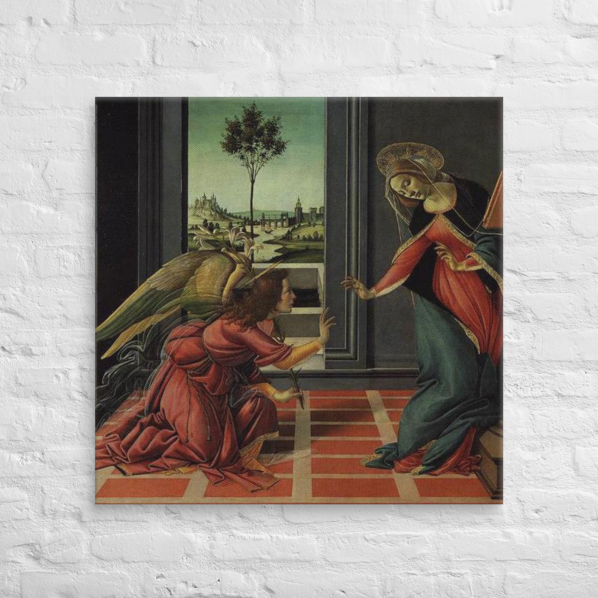 Botticelli's Cestello Annunciation | Canvas - Image 2