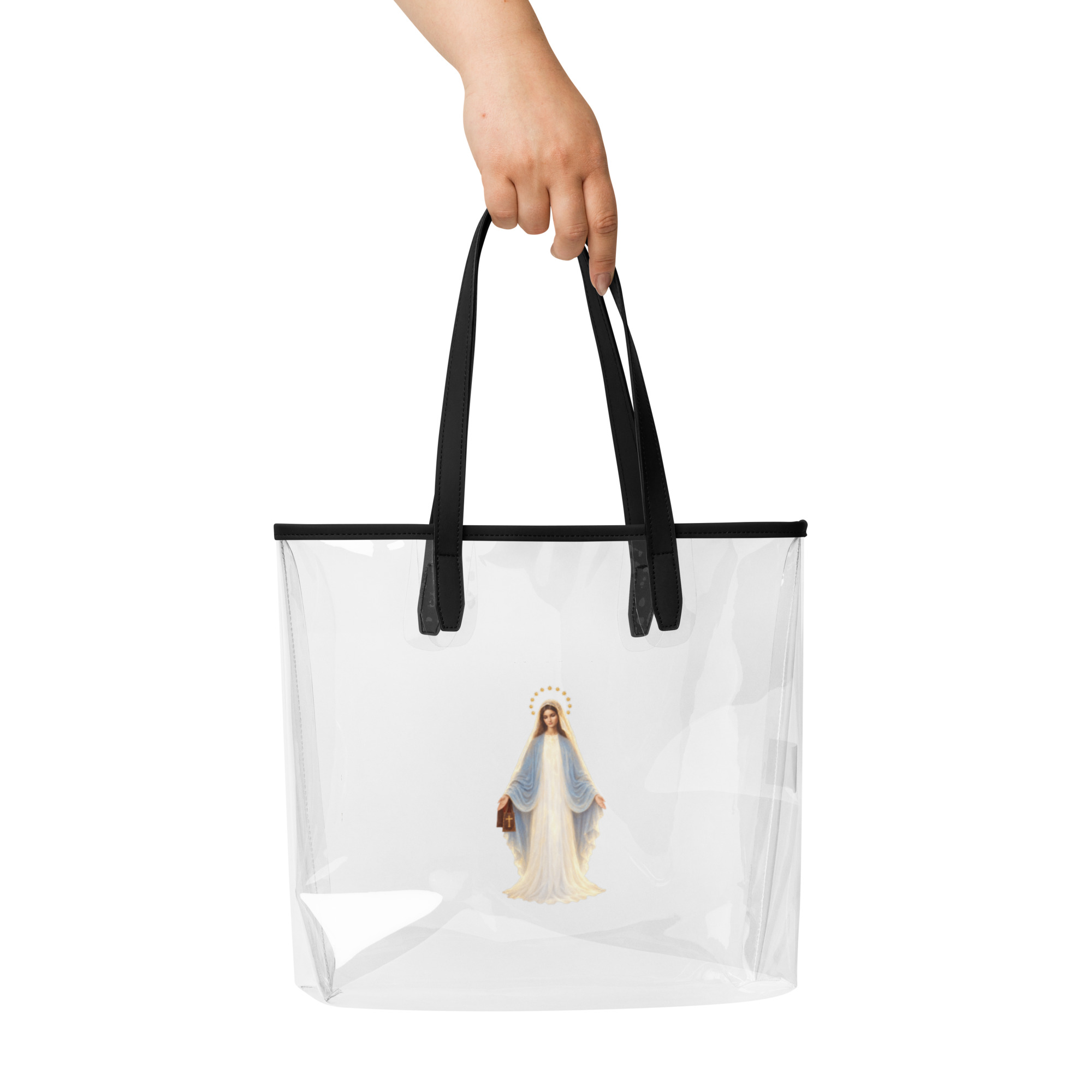Our Lady Of Medjugorje | Clear tote bag - Image 2