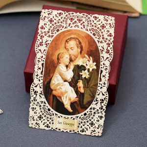 Saint Joseph  Paper Lace Bookmarks