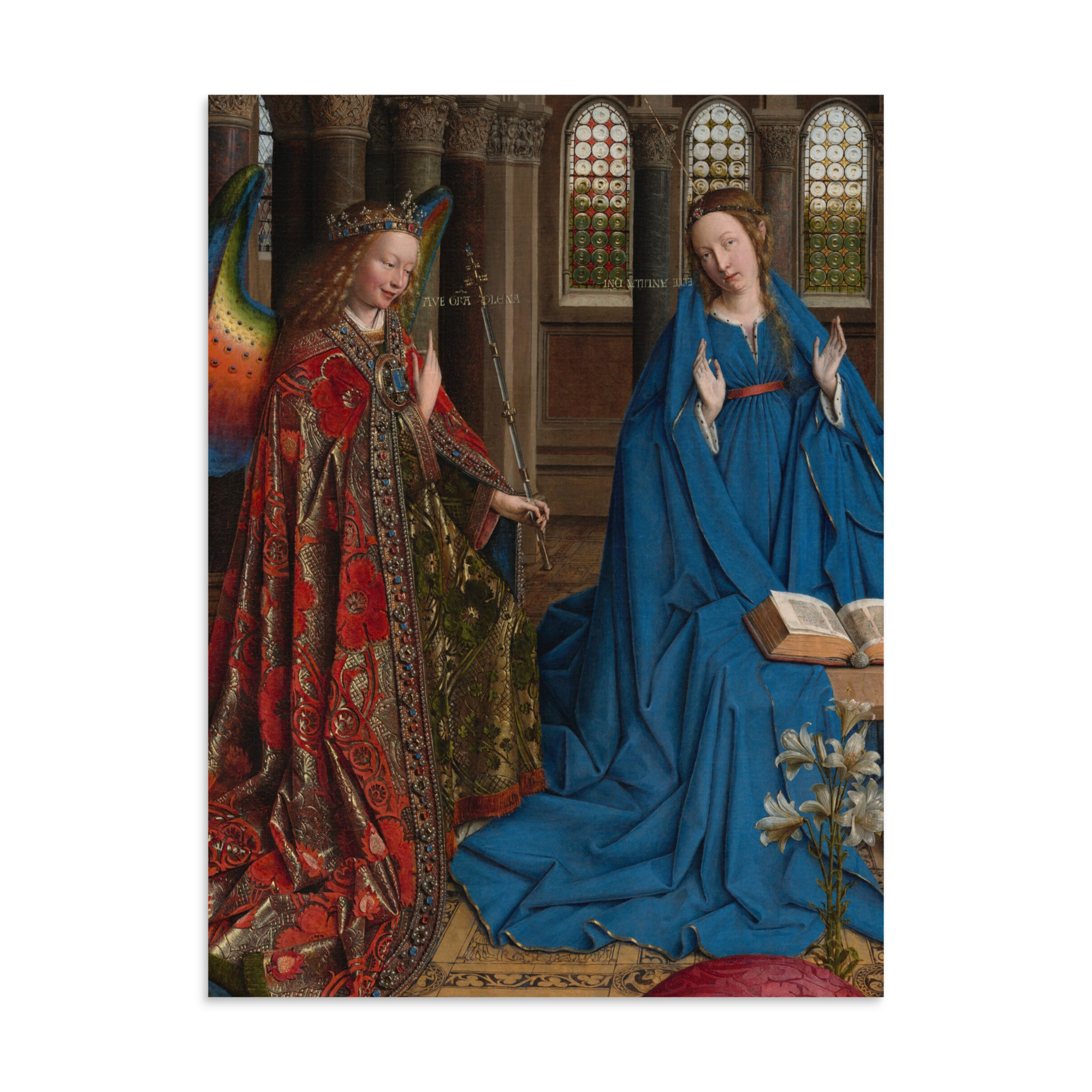 The Annunciation | Jan van Eyck | Poster