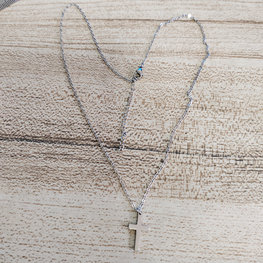 Stainless Steel Cross Pendant - Image 5