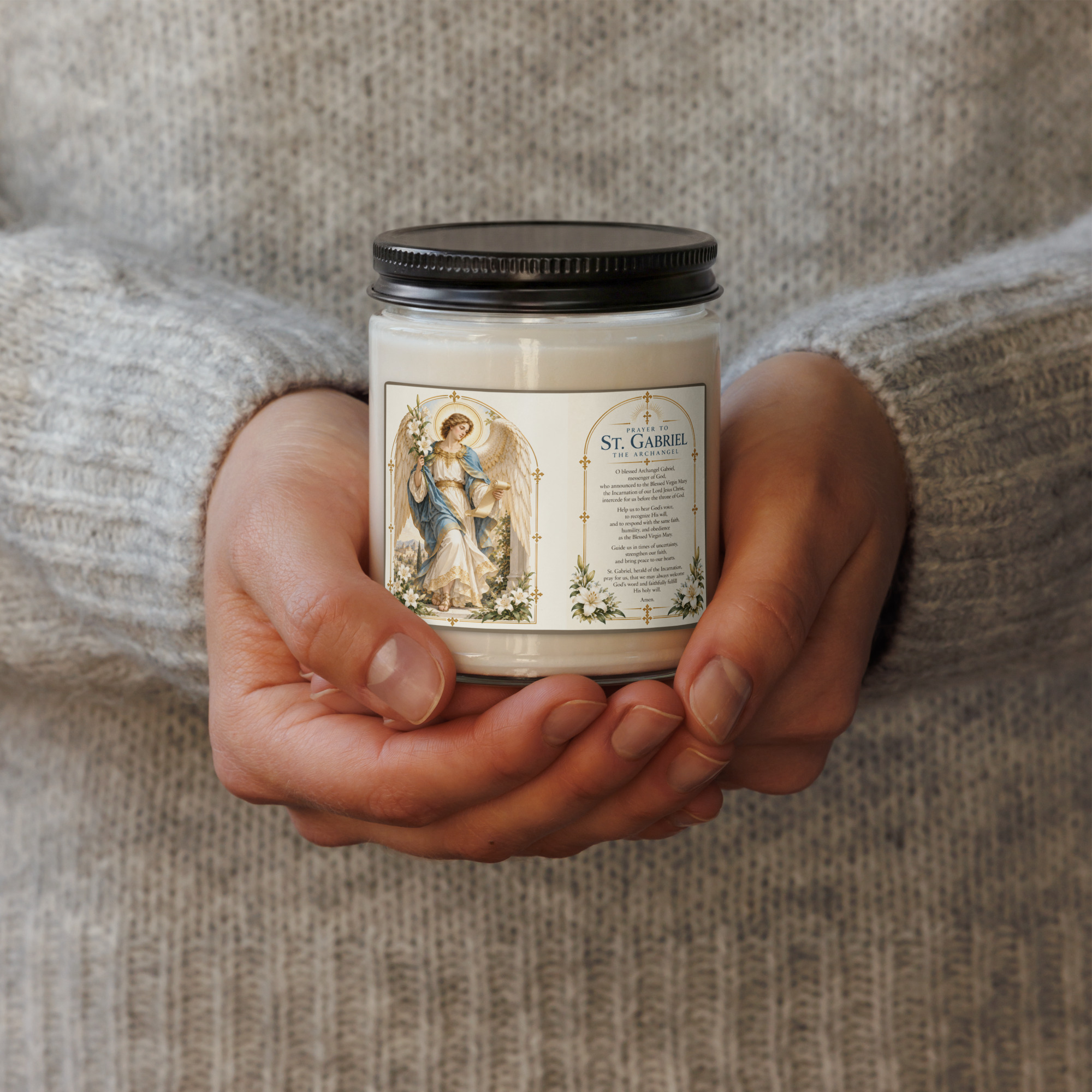 St Gabriel | Scented soy candle - Image 4
