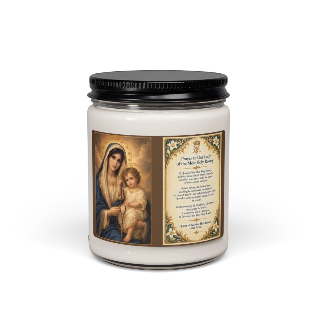 Our Lady Of The Rosary | Scented soy candle