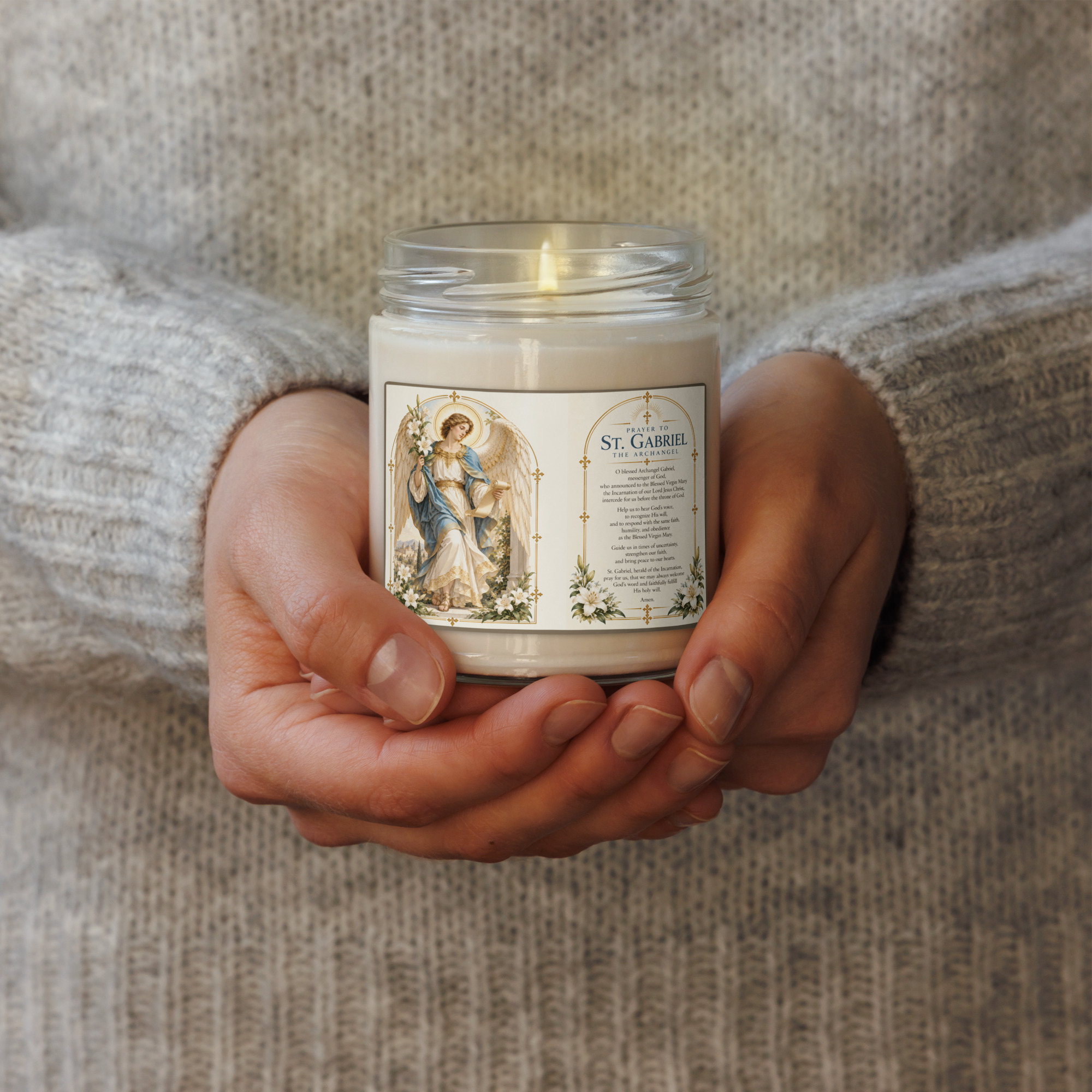 St Gabriel | Scented soy candle - Image 5