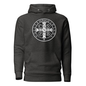 Benedictine Medal Front and Back Design Unisex Hoodie