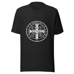 Benedictine Medal Front and Back Design | Unisex t-shirt