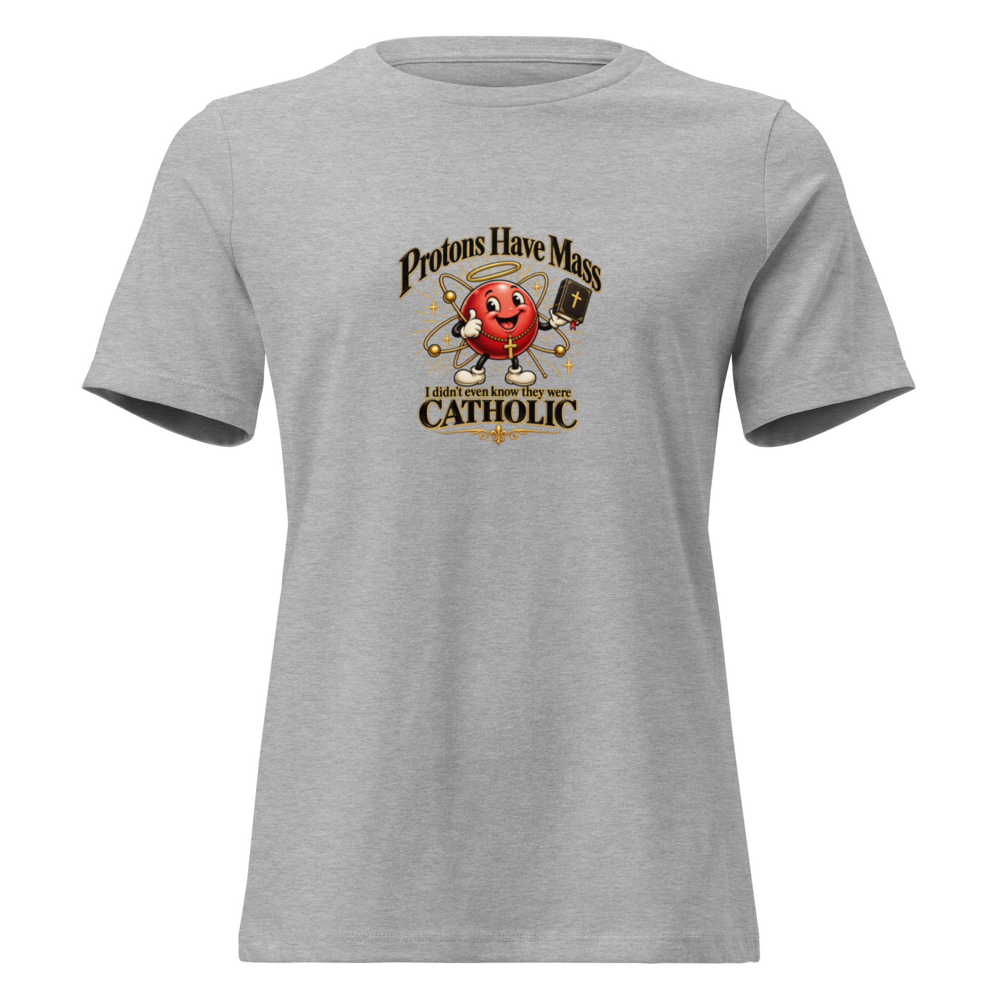 Protons Have Mass | Women's Relaxed T-Shirt - Image 4