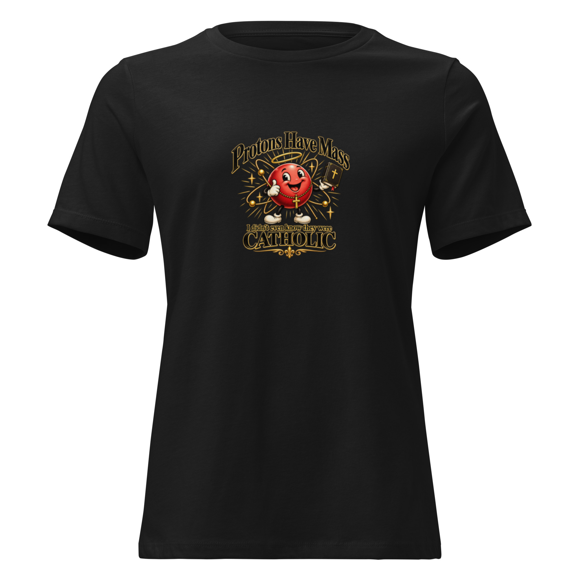 Protons Have Mass | Women's Relaxed T-Shirt - Image 2