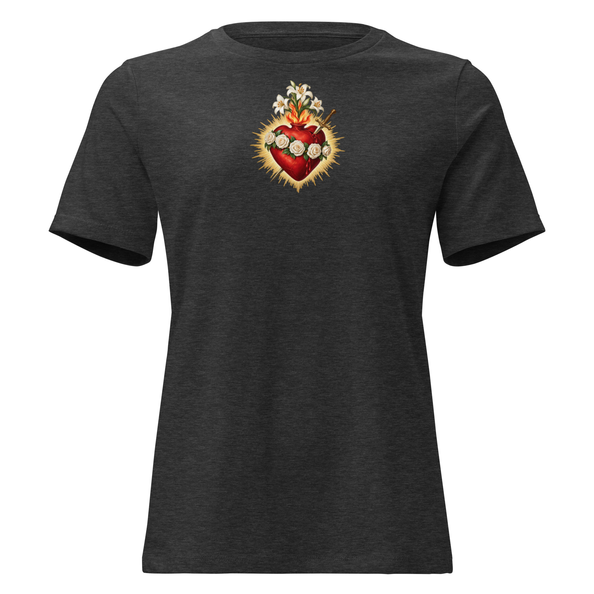 Immaculate Heart Of Mary | Women's Relaxed T-Shirt - Image 2