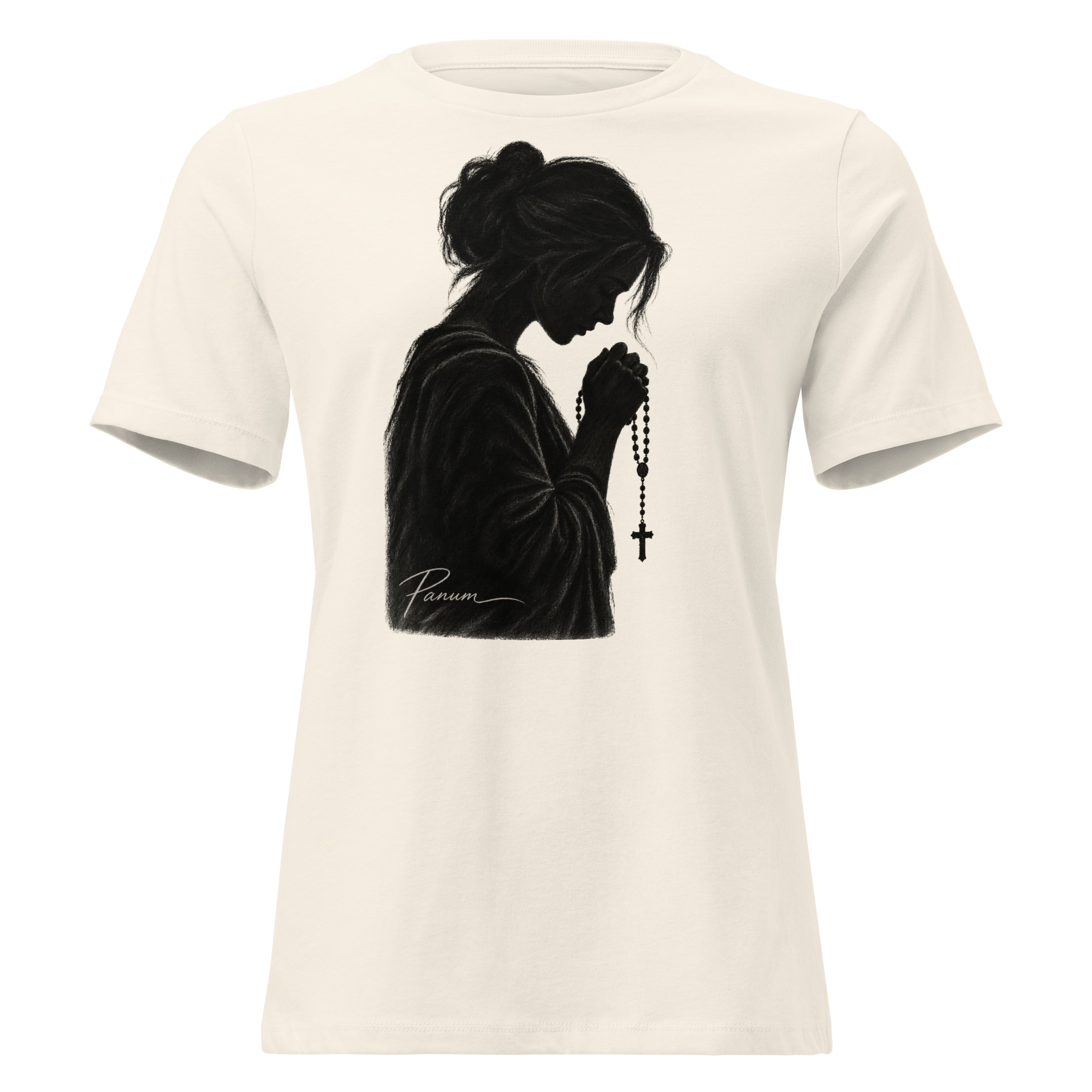 PANUM Signature Rosary Prayer | Women's Relaxed T-Shirt
