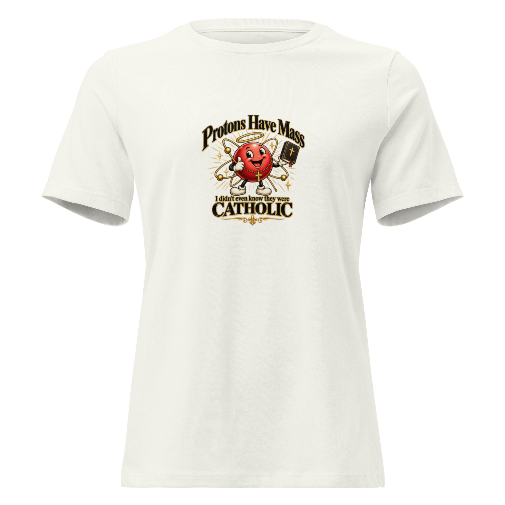 Protons Have Mass | Women's Relaxed T-Shirt - Image 5